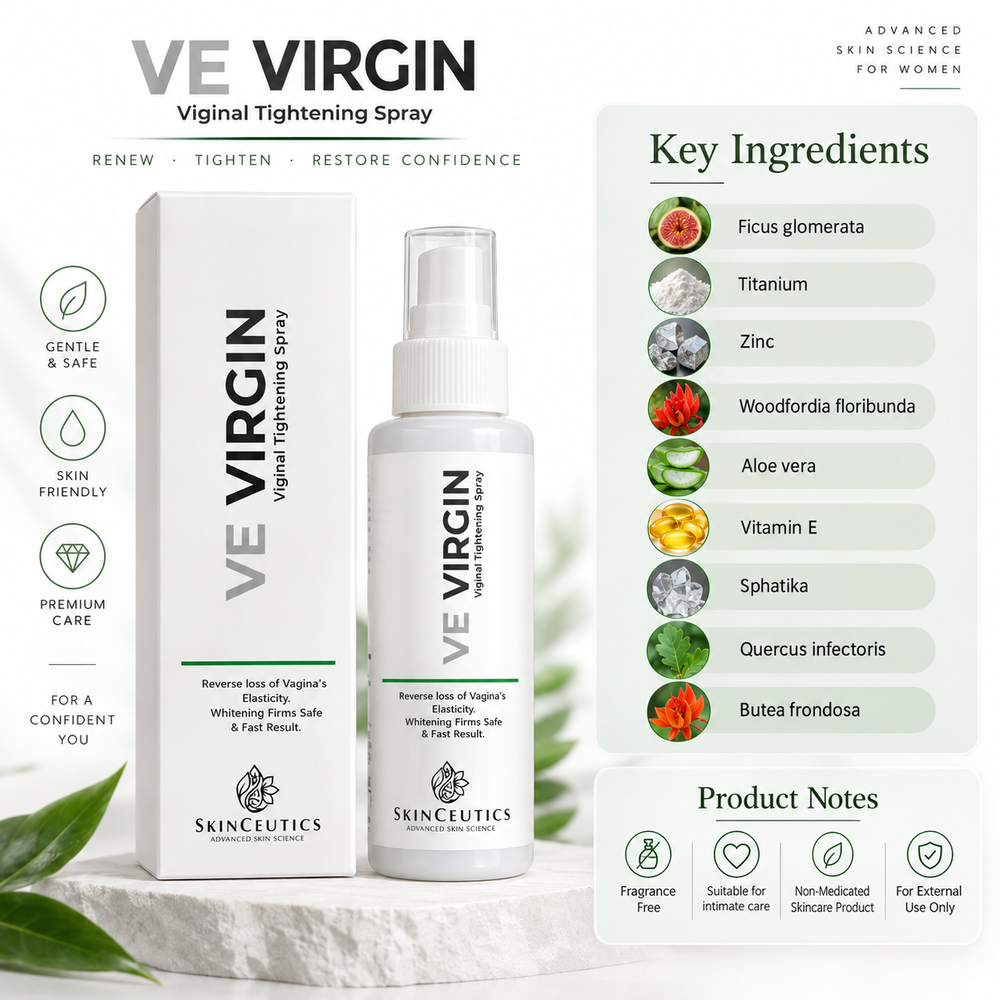 Vagina Tightening Spray - VE VIRGIN feminine care spray by SkinCeutics Pakistan